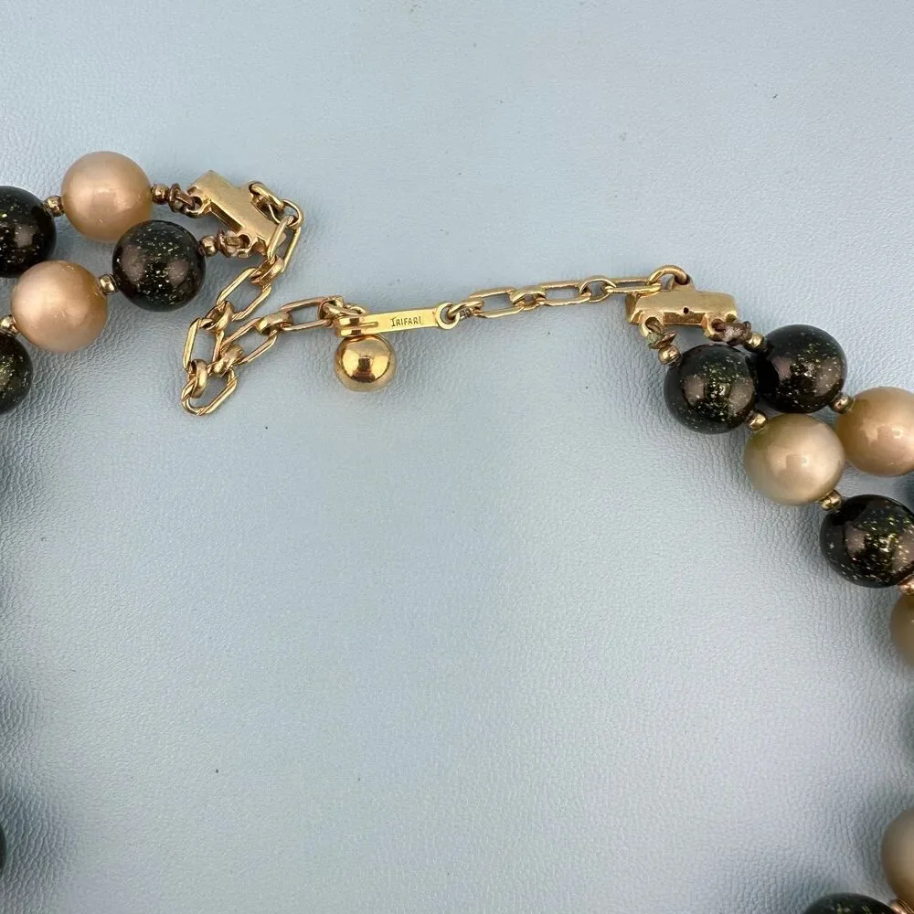Trifari beaded light spacers